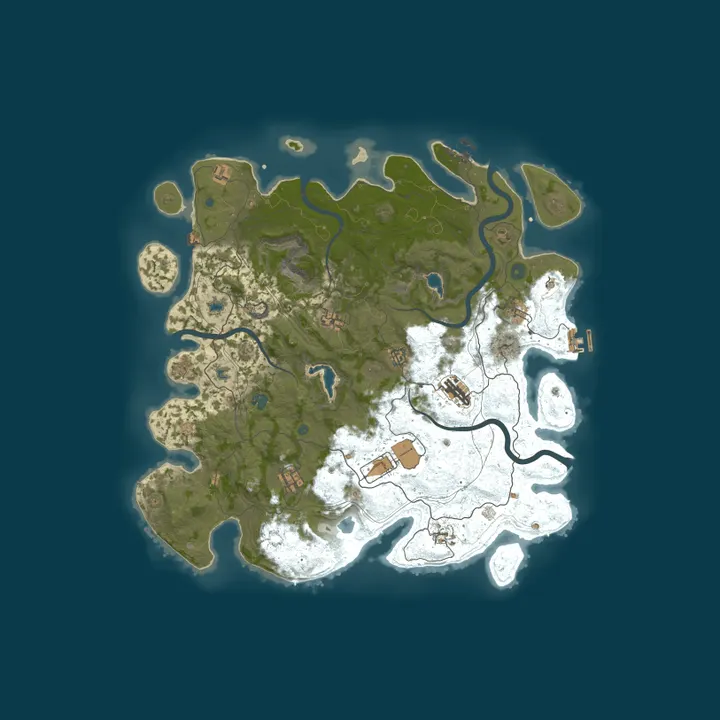 Map of [BE/NL] Rust Hideout - Vanilla