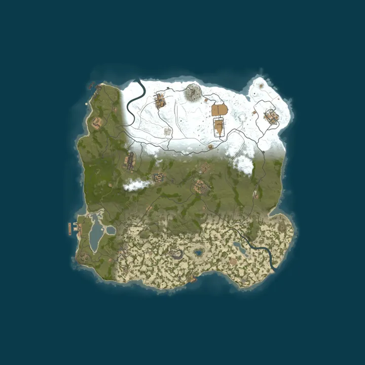 Map of [US] Spoonkid Rust - 2x Saturdays | 6 MAX | Shared BPs