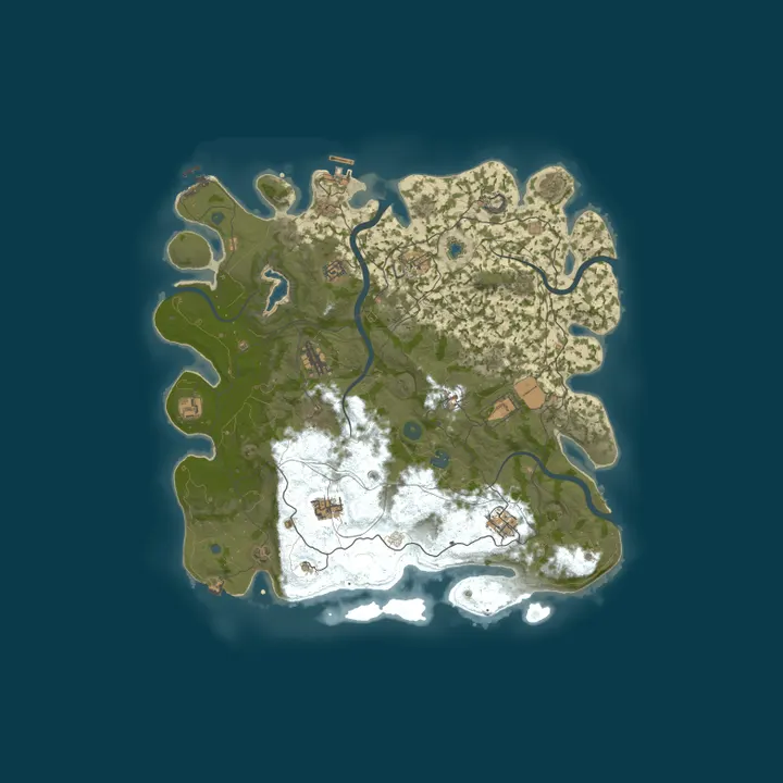 Map of OverRust Classic Solo Duo Trio Quad [Max 4]