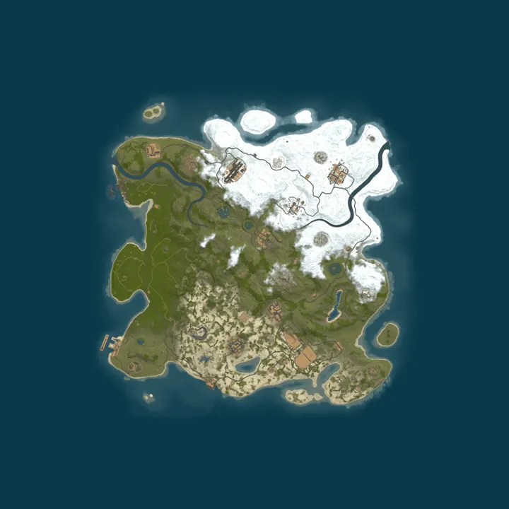 Map of RUST PIRATE X5 Loot+ [EVENT|SKIN|BOTS] РОССИЯ 06.10
