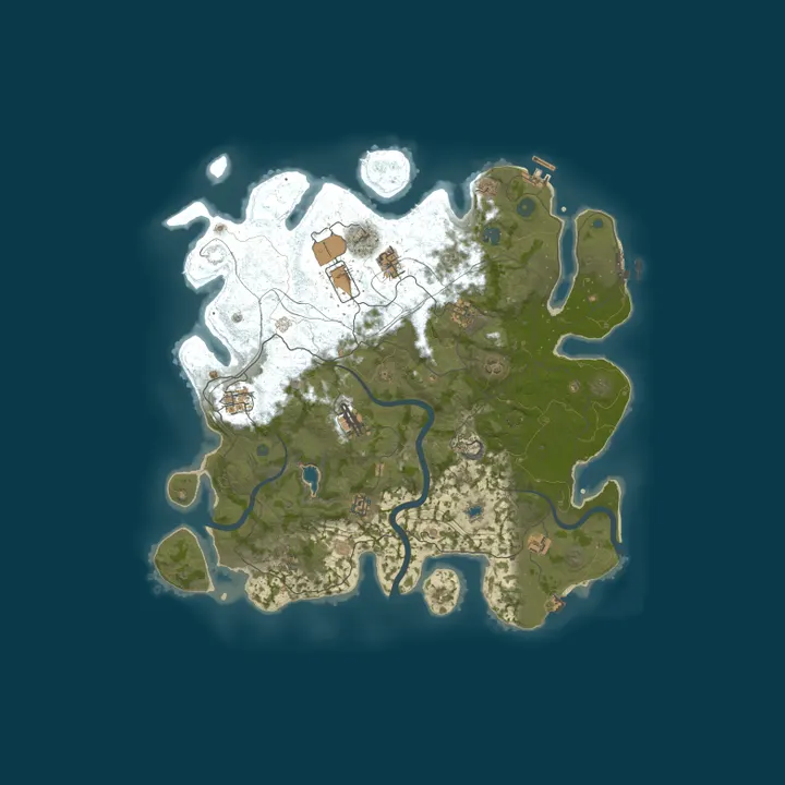 Map of The Warren | Monthly NOOB Friendly Hybrid PVE-PVP | Moving PVP 